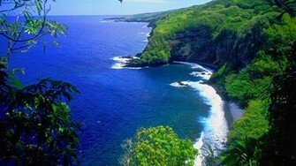 World Hawaii Wallpaper Maui The Road End