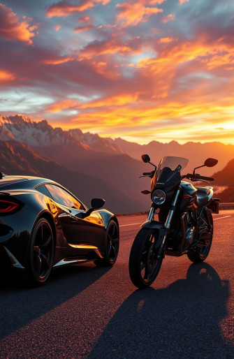 Car And Bike Wallpaper
