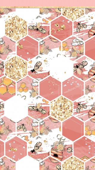 Honey Bee Wallpaper Digital Papers Basics Gold Glitter Flowers
