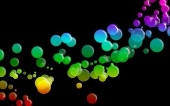 Colored Bubbles Wallpaper Abstract