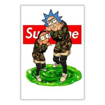 Rick And Morty Supreme Wallpaper iPhone Fondos De