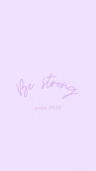 Pastel Purple Plain Wallpaper With Lettering Detail Bible