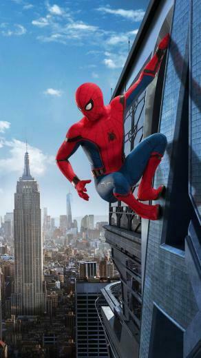 Spider Man Homecoming Phone Wallpaper Top
