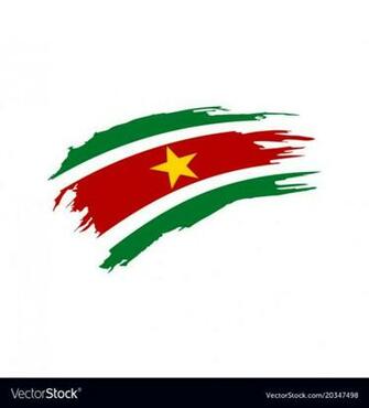 Suriname Countries Flag Wallpaper Simple