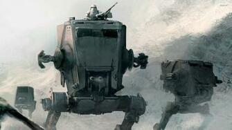 All Terrain Scout Transport Star Wars Wallpaper