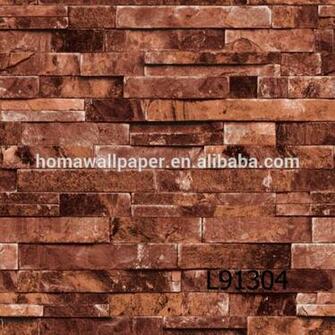 Pvc Wallpaper 3d Brick
