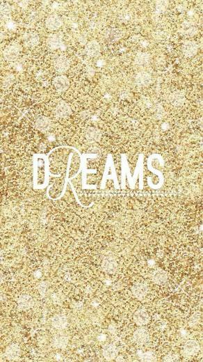 Gold Glitter iPhone Wallpaper