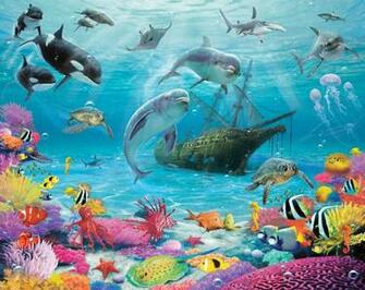 Under The Sea Ocean Background