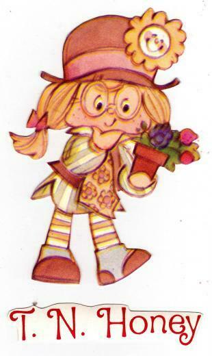 Strawberry Shortcake T N Honey Vintage Prepasted Wall Border Cut