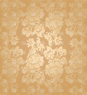 Beige Pearl Floral Victorian Wallpaper Background Textures