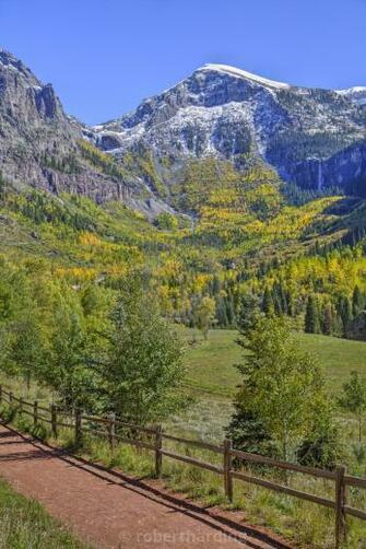 Fall Colours Telluride Western San Juan Mountains In The