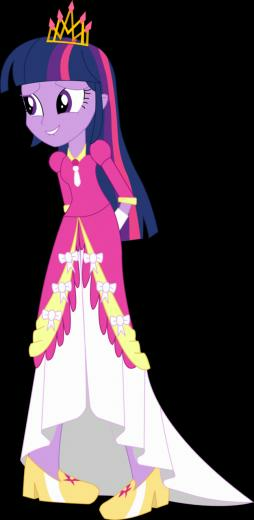 Equestria Girls Twilight Sparkle Princess Dress By Sketchmcreations