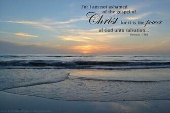 Kjv Bible Wallpaper Not Ashamed Romans