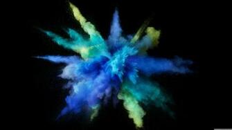 Cyan Color Burst 4k HD Desktop Wallpaper For Wide Ultra