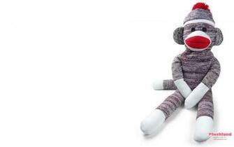 Sock Monkey Wallpaper Fullscreen Widescreen