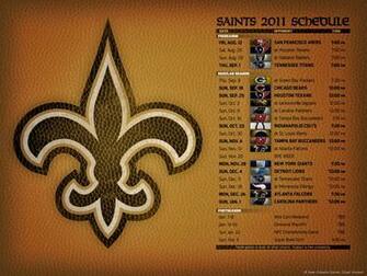 New Orleans Saints Schedule