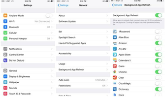 Background App Refresh Isource