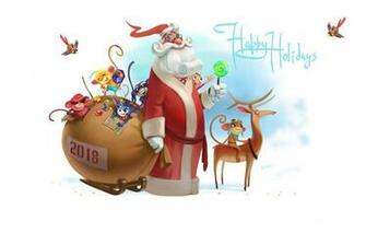 Wallpaper Holiday New Year Art Roman Guro Image For Desktop