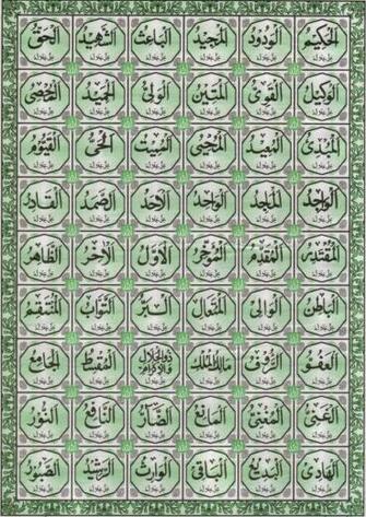 Islamic Wallpaper Names Of Allah