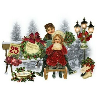 Victorian Christmas Wallpaper Wallpaper9