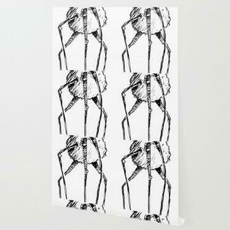 Doodle Fancy Weirdo Wallpaper By Losthouse Society6
