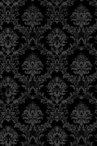 Black Damask iPhone 4s Wallpaper