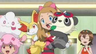 Serena Pokemon Xy Image Fennekin And Pancham HD Wallpaper
