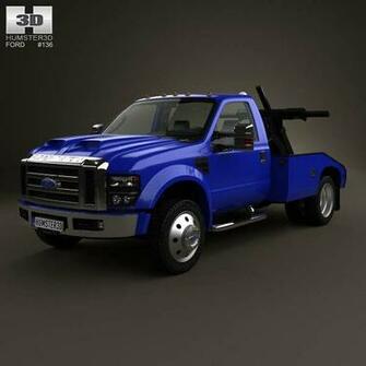 Ford Super Duty F Tow Truck With Hq Interior 3d