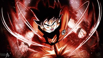 Wallpaper Goku Kaio Ken Dragon Ball Z By Azer0xHD On