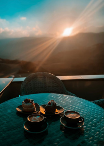Coffee Sunset Wallpaper Flower Great