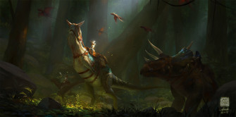 Fantasy Art Ark Survival Evolved Wallpaper