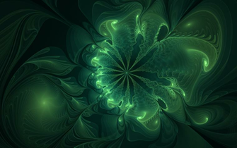 Green Fractals Wallpaper Collective