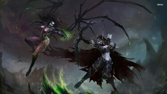 Sarah Kerrigan Vs Sylvanas Windrunner Wallpaper Game