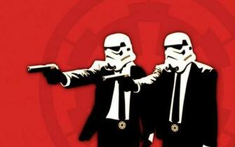 Red Stormtroopers Wallpaper Pulp