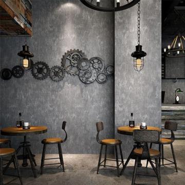 Vintage Wallpaper Modern 3d Grey Cement Non Woven Wall Paper
