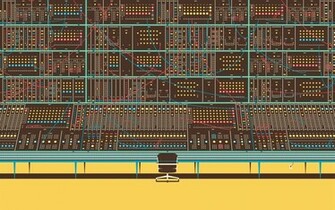 Moog Wallpaper Synthesizer Electronic Music Panels
