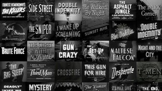 Film Noir Wallpaper