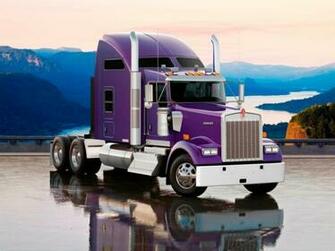Wallpaper Violet Kenworth Truck HD Desktop