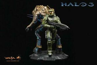 Weta Halo Master Chief Arbiter Statue Westfield Comics