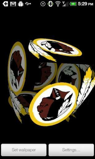 Bigger Redskins Live Wallpaper Pro For Android Screenshot