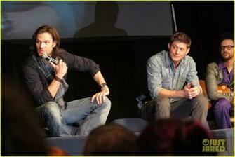 Jared Padalecki Jensen Ackles Supernatural Convention Foto Artis
