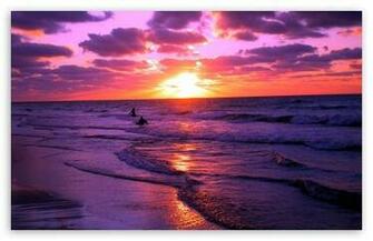 Purple And Red Sunsets Sunset HD Wallpaper For
