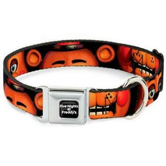 Dog Collar Fnfa Five Nights At Freddy S Logo Weathered Full Color