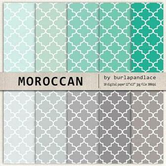 Moroccan Digital Papers Patterns On Creative Market