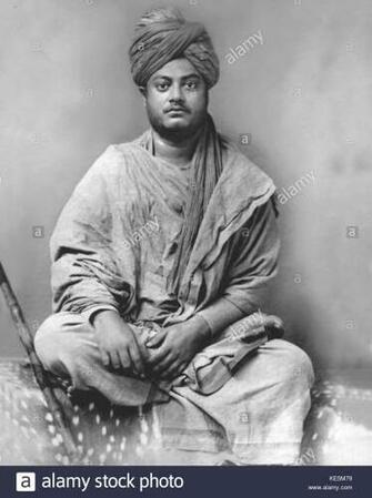 Swami Vivekananda Black And White Stock Photos