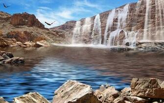 S Of Spectacular Waterfalls HD Desktop Wallpaper