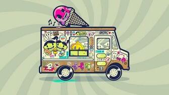 Ice Cream Truck Computer Wallpaper Desktop Background