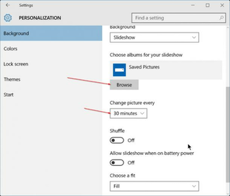 Mengaktifkan Dan Mengkonfigurasi Slideshow Background Di Windows