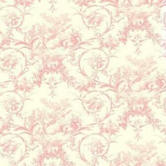 Pink Lamby Toile Wallpaper Baby Nursery Kids Home Sweet