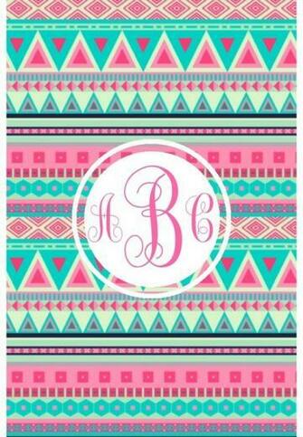 Tribal Monogram iPhone Wallpaper Via We Heart It